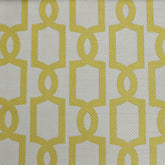 Julian Yellow—Geometric Square—Diamond Fabric—100% Polyester—54" Inches Wide—Sold by the Yard